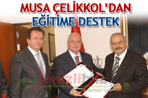 Musa Çelikkol’dan eğitime destek