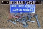 Musluk hırsızı yakalandı