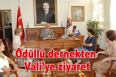 Ödüllü dernekten Vali’ye ziyaret