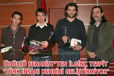 ÖDÜLLÜ SENARİST’TEN İLGİNÇ TESPİT