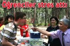 Öğrenciler stres attı