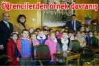 Öğrencilerden örnek davranış