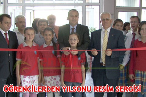 ÖĞRENCİLERDEN YILSONU RESİM SERGİSİ
