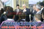 “ÖĞRENCİLERİNİZE ANNE-BABA ŞEFKATİYLE YAKLAŞIN”