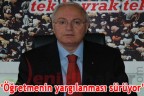 “Öğretmenin yargılanması sürüyor”