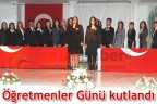 Öğretmenler Günü kutlandı