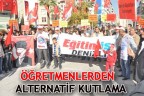 ÖĞRETMENLERDEN ALTERNATİF KUTLAMA