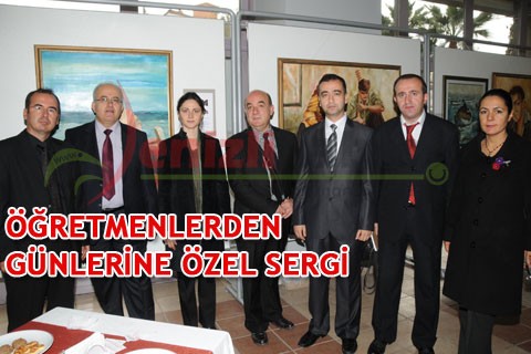 ÖĞRETMENLERDEN GÜNLERİNE ÖZEL SERGİ