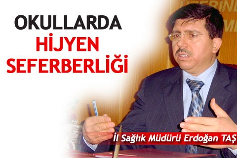 Okullarda hijyen seferberliği