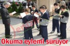 Okuma eylemi sürüyor