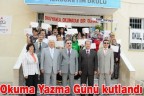 Okuma Yazma Günü kutlandı
