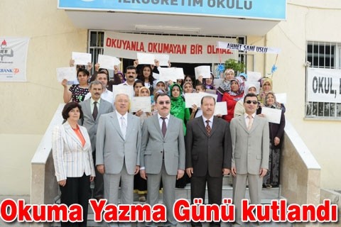 Okuma Yazma Günü kutlandı
