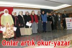 Onlar artık okur-yazar