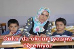 Onlar da okuma yazma öğreniyor
