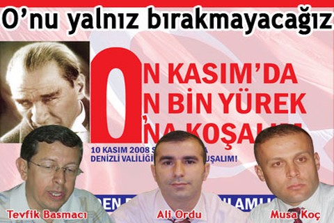 O’nu yalnız bırakmayacağız