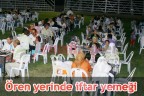 Ören yerinde iftar yemeği
