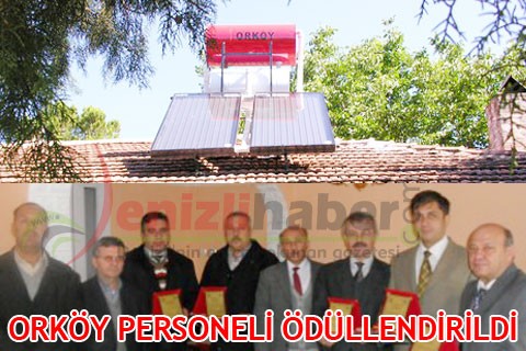 ORKÖY PERSONELİ ÖDÜLLENDİRİLDİ