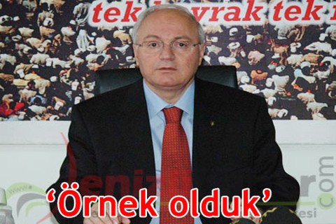 “Örnek olduk”