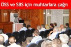 ÖSS ve SBS için muhtarlara çağrı