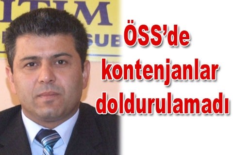 ÖSS’de kontenjanlar doldurulamadı
