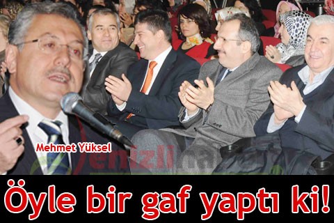 Öyle bir gaf yaptı ki!
