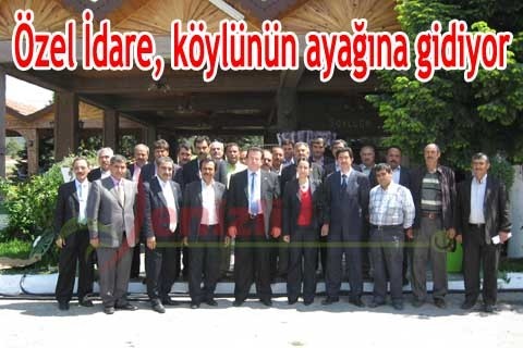 Özel İdare, köylünün ayağına gidiyor