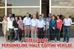 ÖZEL İDARE PERSONELİNE İHALE EĞİTİMİ VERİLDİ