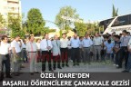 ÖZEL İDARE’DEN BAŞARILI ÖĞRENCİLERE ÇANAKKALE GEZİSİ
