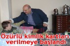 Özürlü kimlik kartları verilmeye başlandı