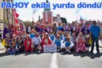 PAHOY ekibi yurda döndü