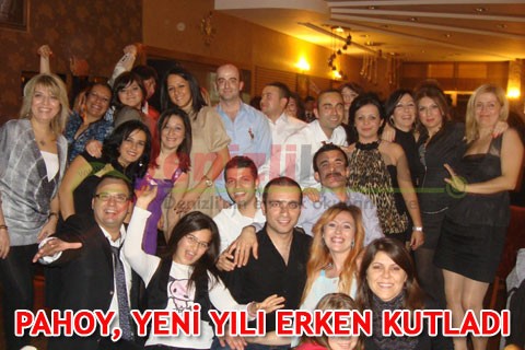 PAHOY, YENİ YILI ERKEN KUTLADI