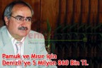 Pamuk ve Mısır için Denizli’ye 5 Milyon 860 Bin TL
