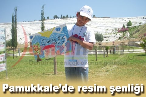 Pamukkale’de resim şenliği