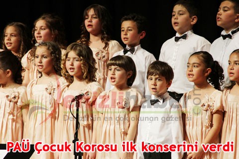 PAÜ Çocuk Korosu ilk konserini verdi