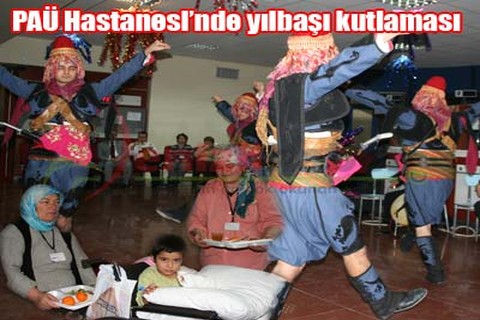 PAÜ Hastanesi’nde yılbaşı kutlaması