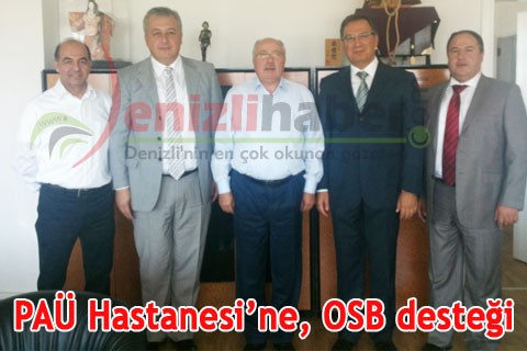PAÜ Hastanesi’ne, OSB desteği