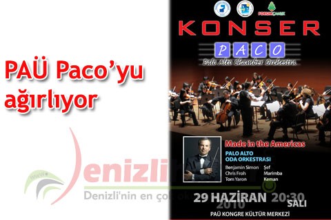 PAÜ Paco’yu ağırlıyor