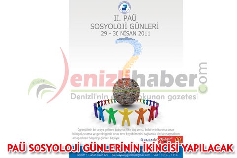 PAÜ SOSYOLOJİ GÜNLERİNİN İKİNCİSİ YAPILACAK