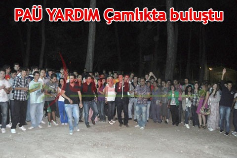 PAÜ YARDIM Çamlıkta buluştu