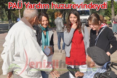 PAÜ Yardım huzurevindeydi