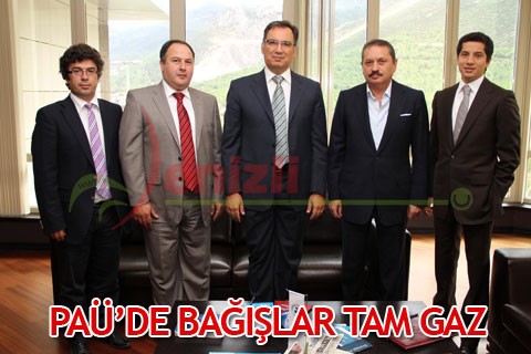 PAÜ’DE BAĞIŞLAR TAM GAZ