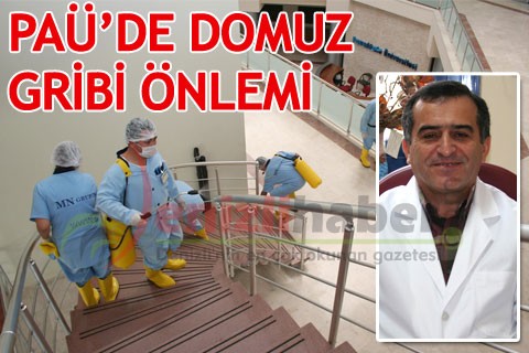 PAÜ’de Domuz Gribi önlemi