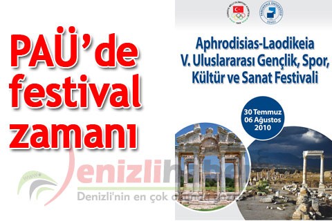 PAÜ’de festival zamanı