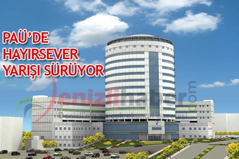 PAÜ’DE HAYIRSEVER YARIŞI SÜRÜYOR