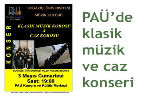 PAÜ’de klasik müzik ve caz konseri