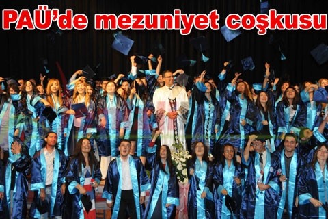 PAÜ’de mezuniyet coşkusu