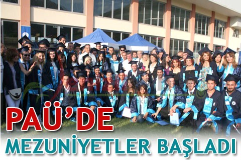 PAÜ’DE MEZUNİYETLER BAŞLADI