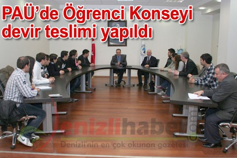 PAÜ’de Öğrenci Konseyi devir teslimi yapıldı