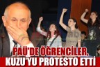 PAÜ’DE ÖĞRENCİLER,