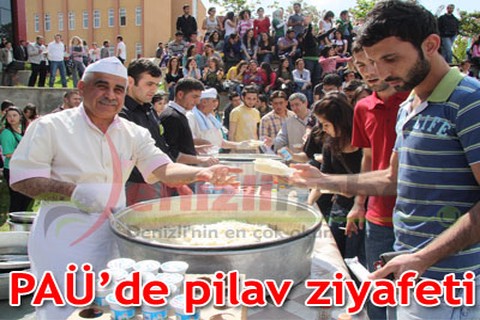 PAÜ’de pilav ziyafeti